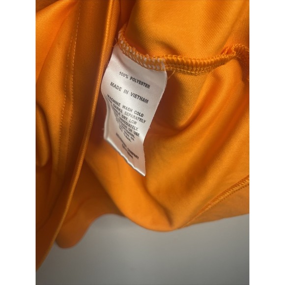 Footjoy FJ Mens Polo Sz L Orange Old Memorial Golf Course Logo ProDry - Picture 4 of 8